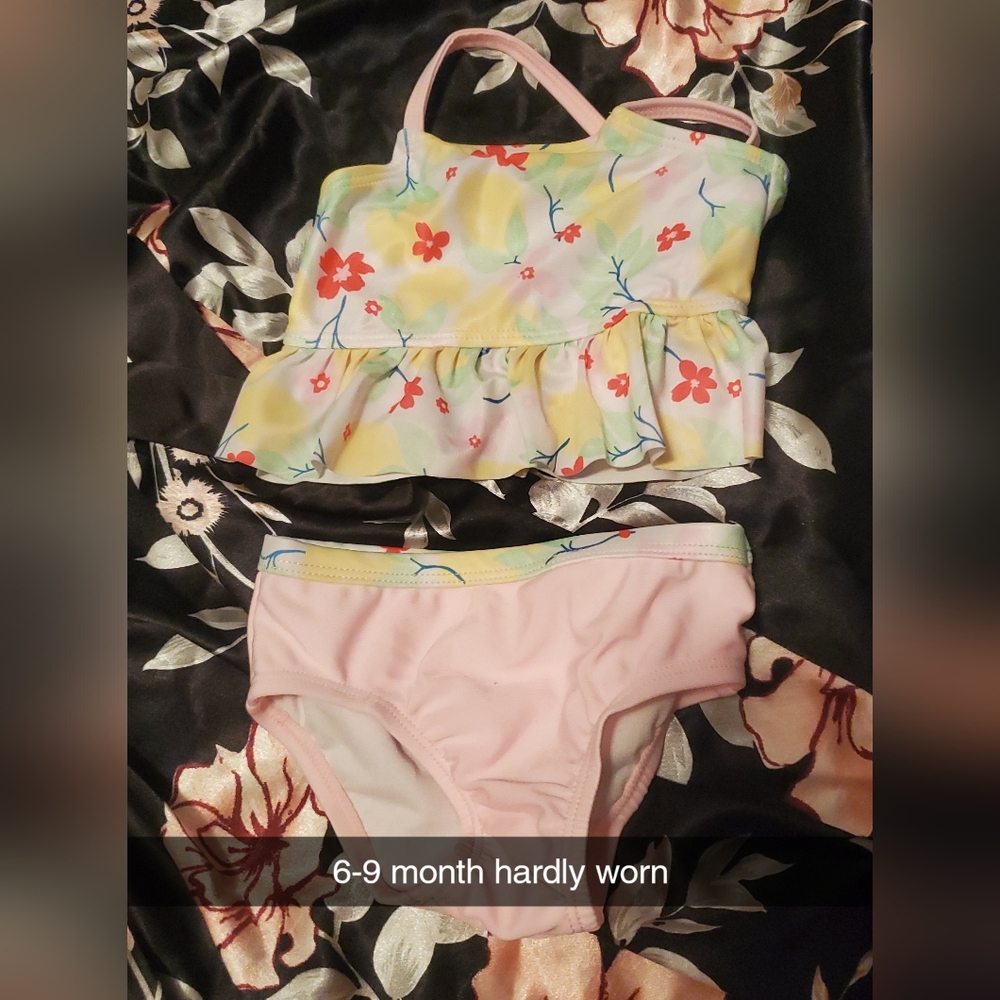 Floral Kids Swimwear Set